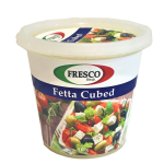 Container of 180g Cubed Fresh Fetta Cheese | Featured image for Fetta.