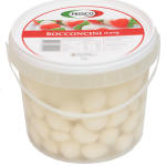 Photo of cherry sized Bocconcini in a container | Featured image for Bocconcini.